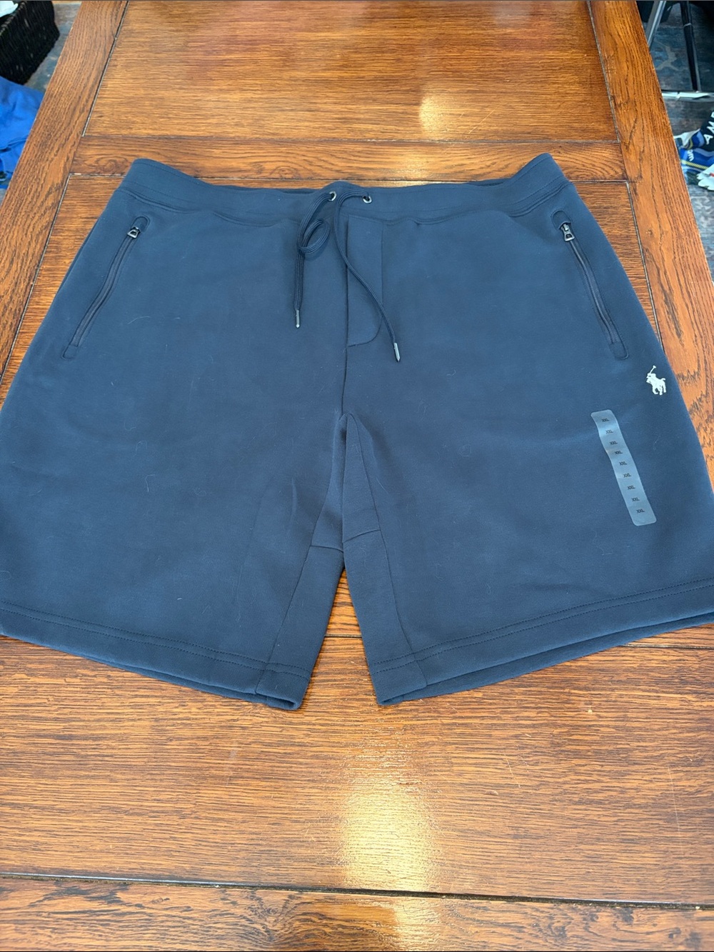 Polo by Ralph Lauren Navy Athletic Drawstring Shorts